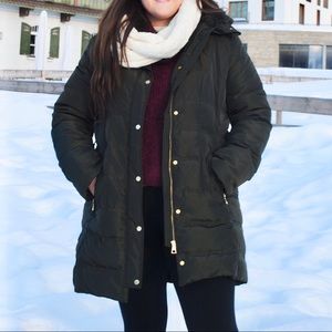 H&M Dark Green Winter Coat/ Parka